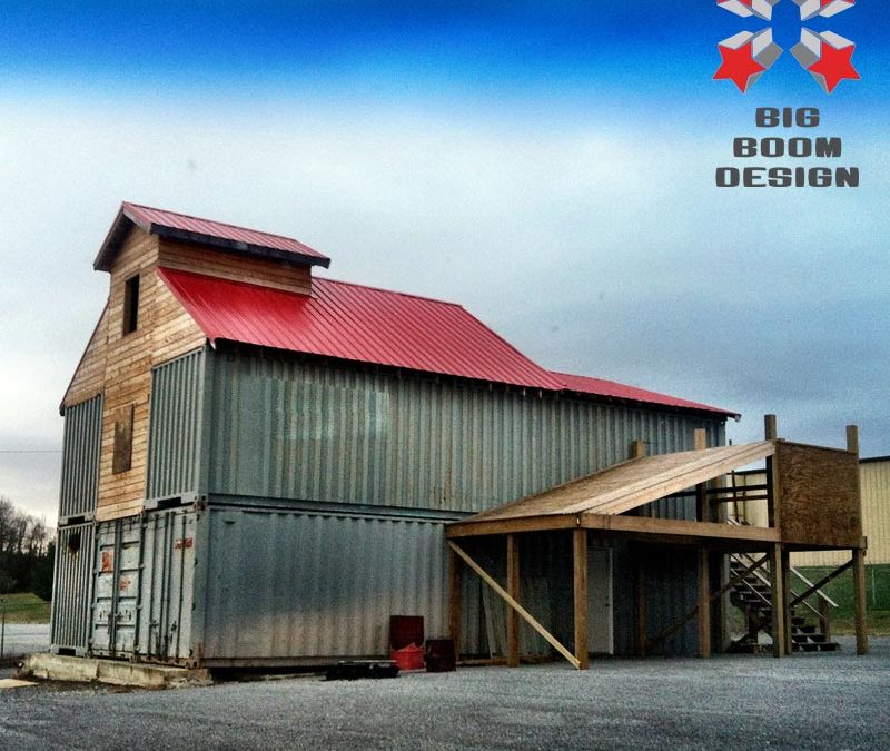 Shipping Container Barn Project in Tennessee