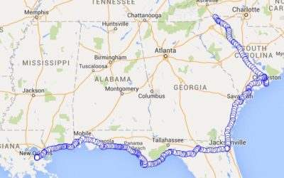 Week One Recap – 1,300 Miles – Started in Asheville, NC and Ended in New Orleans, LA